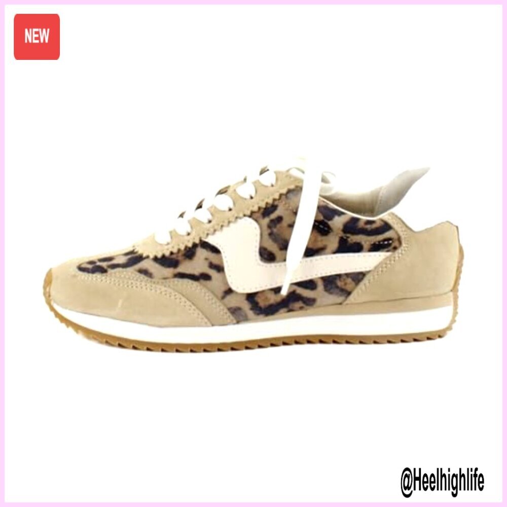 Nylon and Suede Fashion Sneakers, Sporty Everyday Wear - Picture 2 of 7